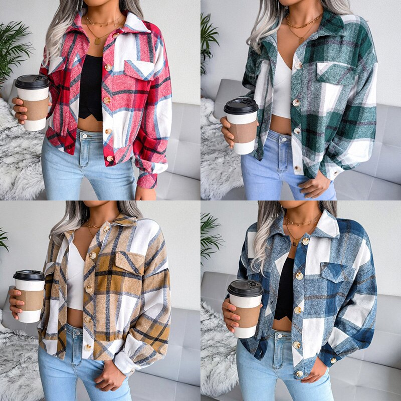 EB | Gemusterte Damenjacke - Stylisch & Vielseitig