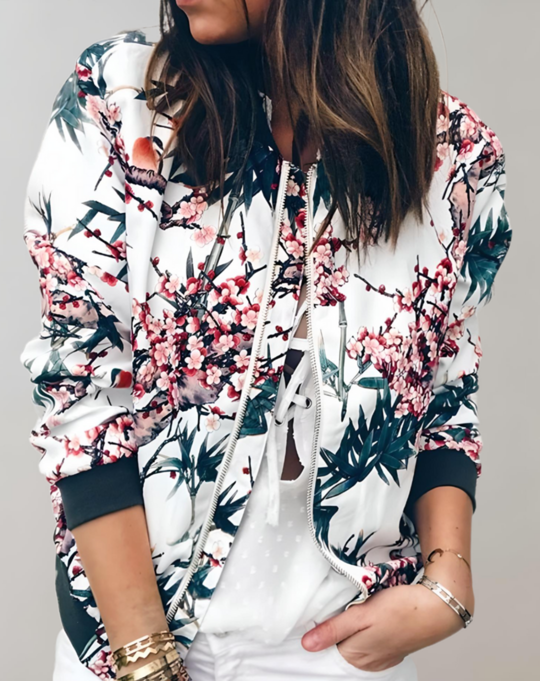 EB | Stylische Blumenkimonojacke für Frauen