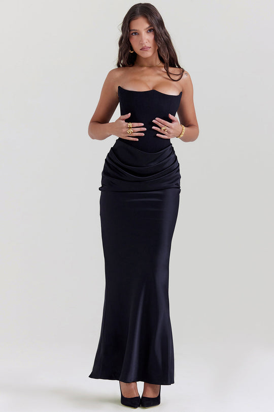 EB | Elegante Strapless Korsettkleid