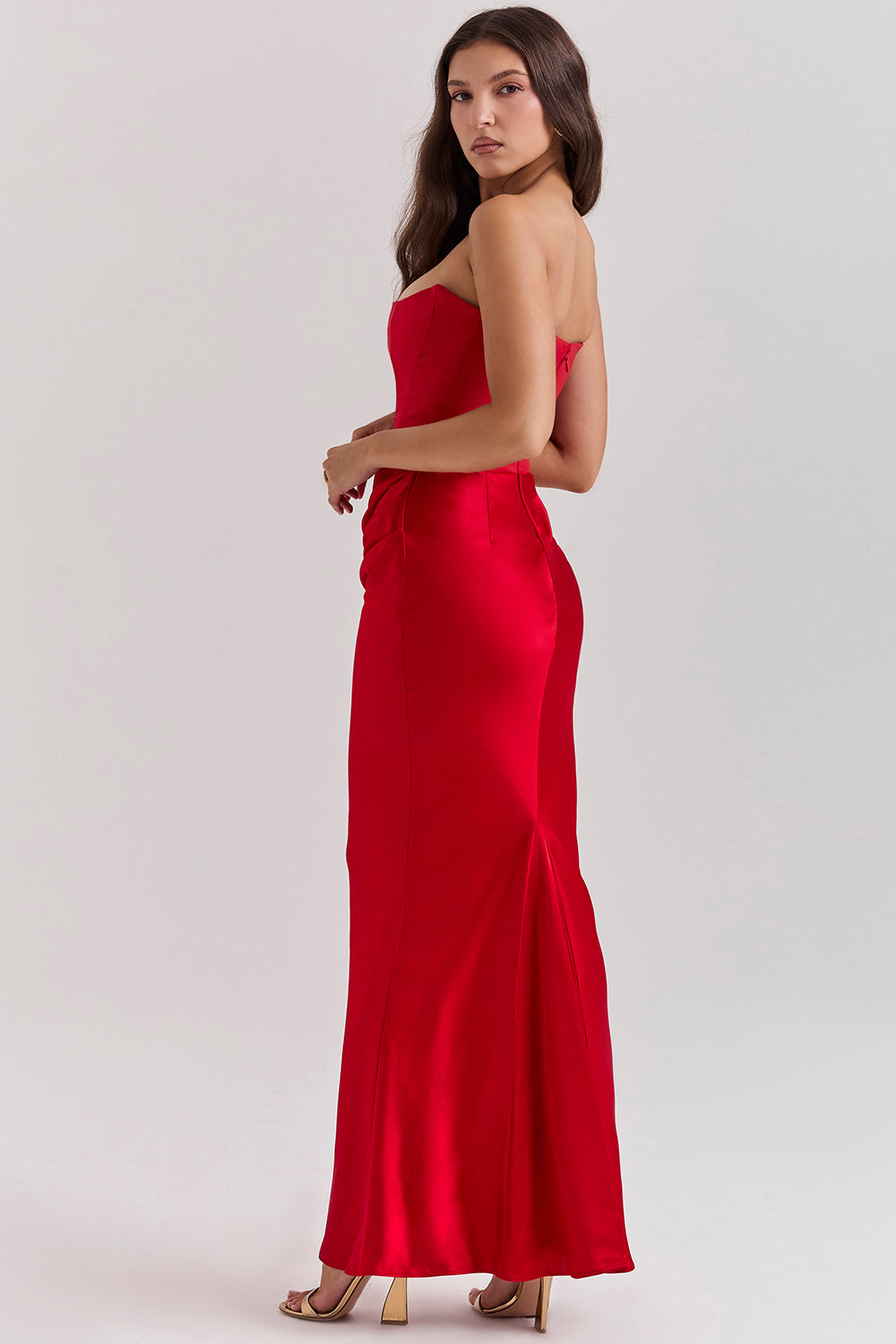 EB | Elegante Strapless Korsettkleid