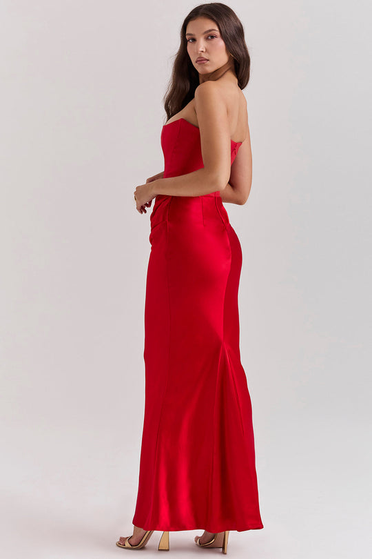 EB | Elegante Strapless Korsettkleid