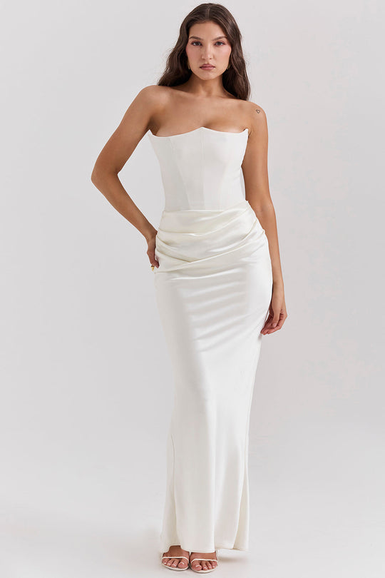 EB | Elegante Strapless Korsettkleid