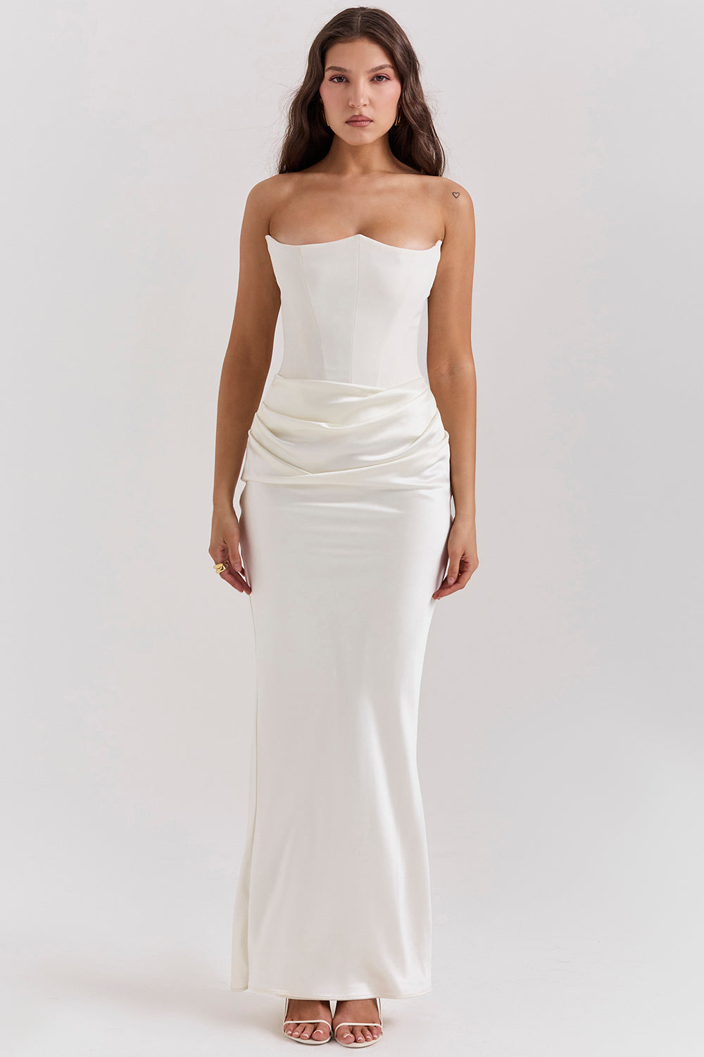 EB | Elegante Strapless Korsettkleid
