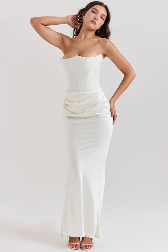 EB | Elegante Strapless Korsettkleid