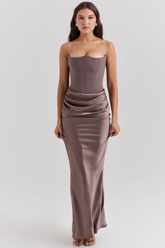 EB | Elegante Strapless Korsettkleid