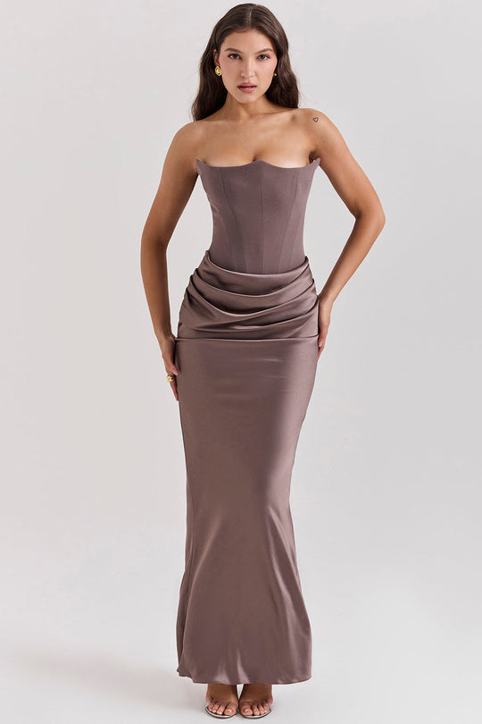 EB | Elegante Strapless Korsettkleid