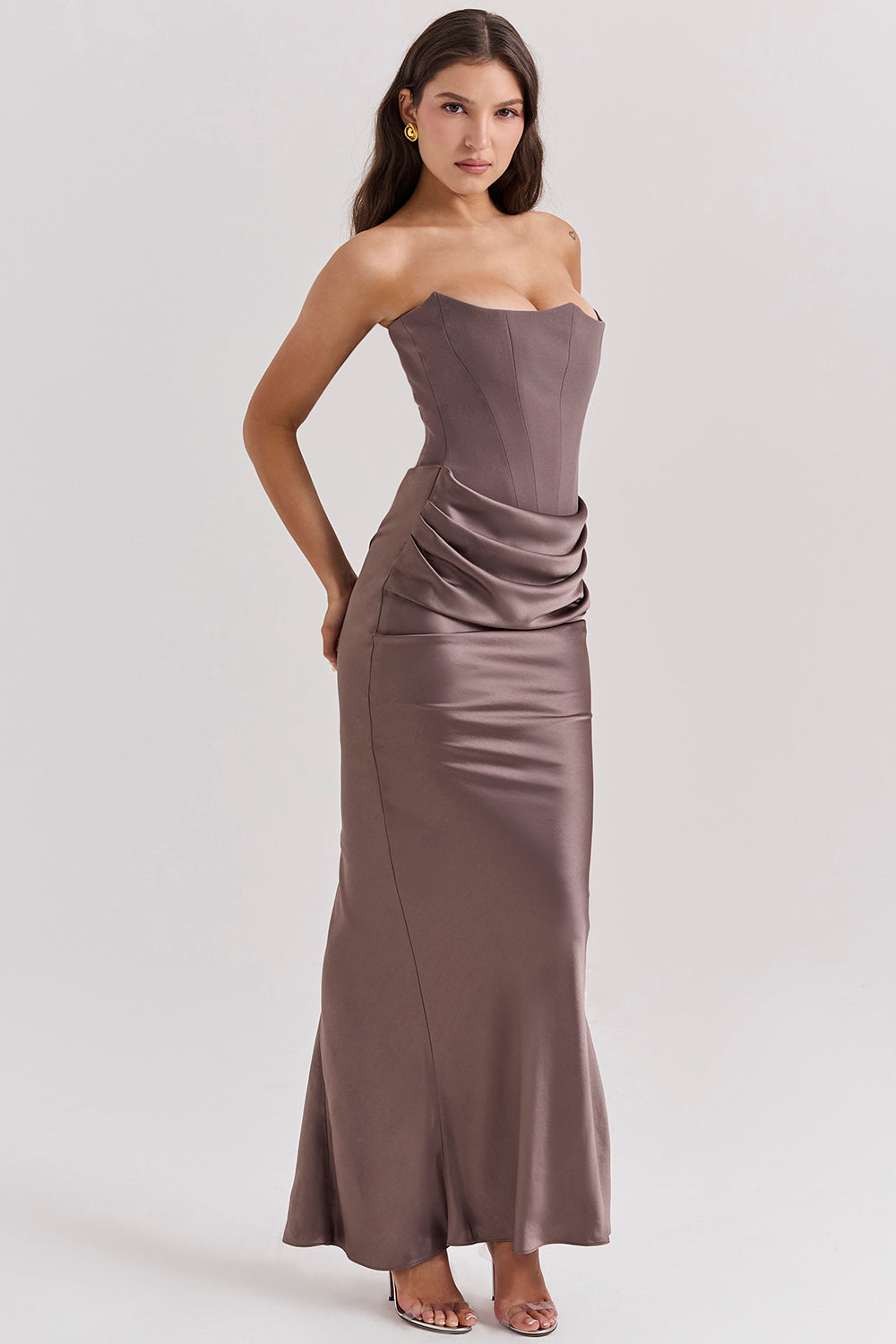 EB | Elegante Strapless Korsettkleid