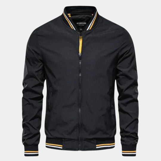 EB | Klassische Bomberjacke Polyester Militärgrün und Stilet