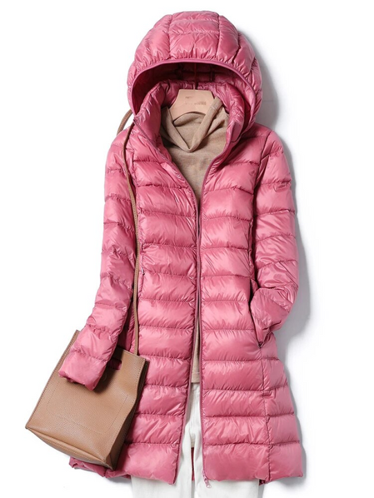 EB | Lang Daunenjacke - Schön Warm & Stilvoll