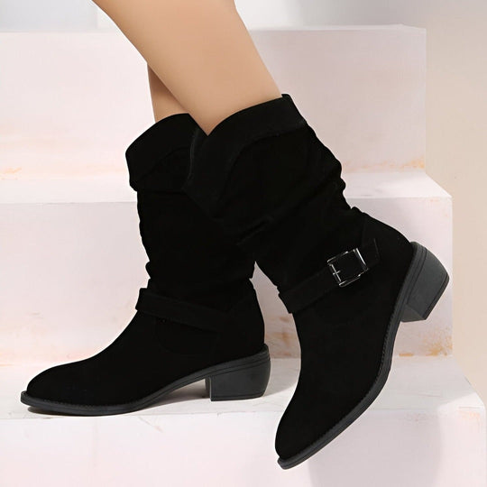 EB | Kunstleder-Stiefeletten für Frauen
