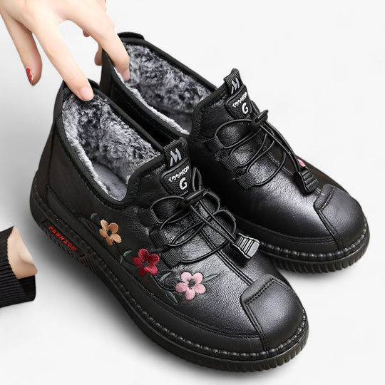 Sofia blumenbestickte rutschfeste Schuhe EB