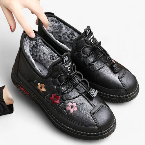 Sofia blumenbestickte rutschfeste Schuhe EB