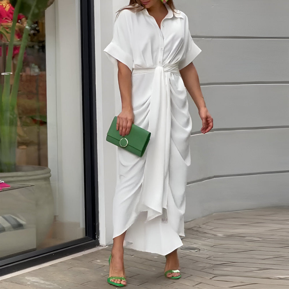 EB | Midikleid mit Bindegürtel