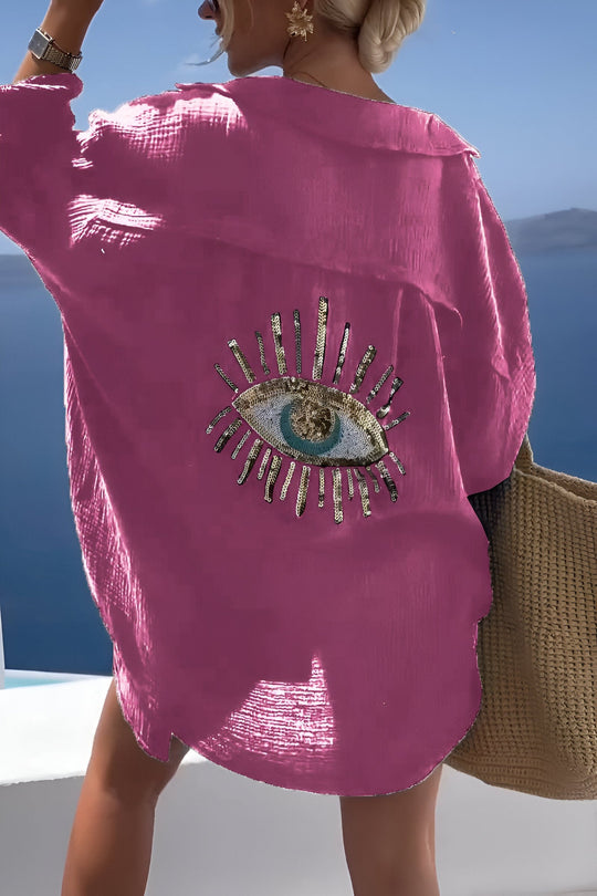 EB | Evil Eye Perlen-Polo Button Down