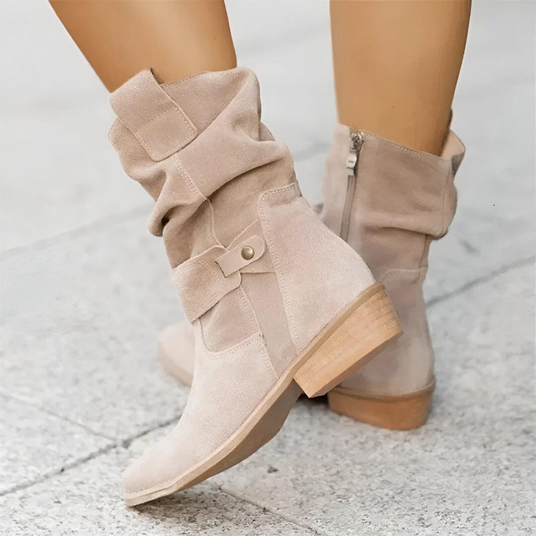 Knöchelboots Mit SchnallenDetail Alina EB