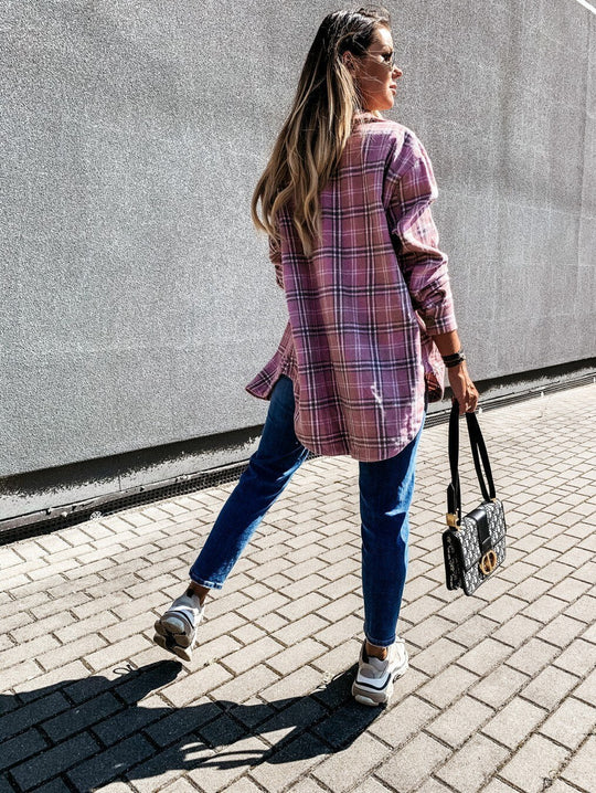 EB | Karo-Jacke für Frauen - Stilvoll & Bequem