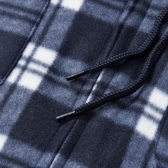 EB | Kariertes Herrenjacke mit Kapuze