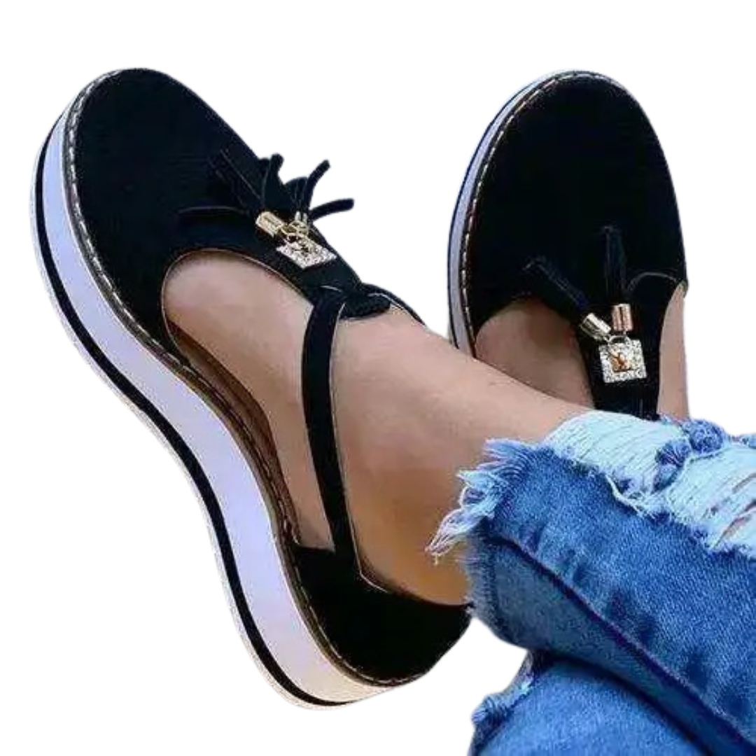 Damen Plattform Sandalen EB