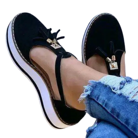 Damen Plattform Sandalen EB