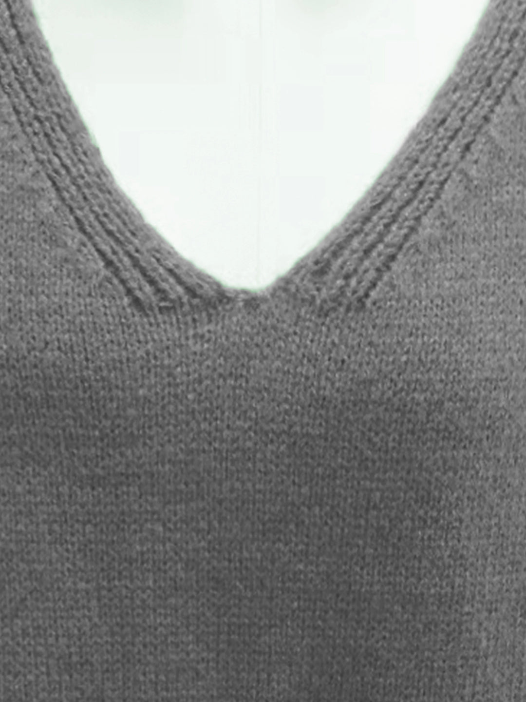 EB | Plus Size Freizeit V-Ausschnitt Pullover für Kurvenreiche Frauen