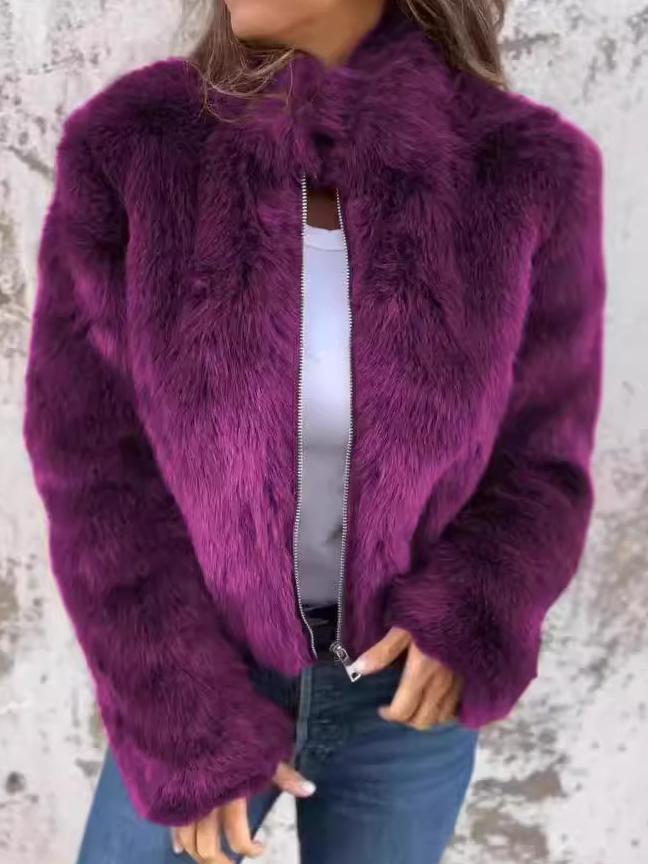 EB | Wintermantel für Damen Beige Warm und Bequem