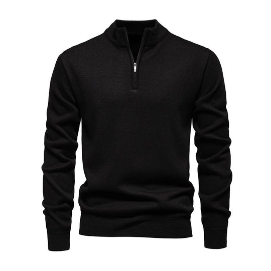 EB | Halb-zip Strickpullover Weich und Warm Zeitloses Design