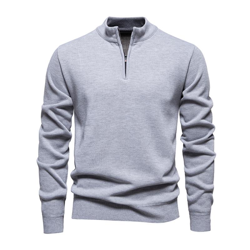 EB | Halb-zip Strickpullover Weich und Warm Zeitloses Design