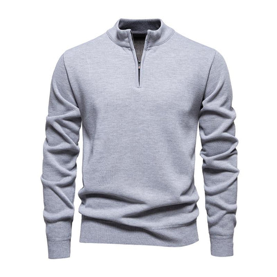 EB | Halb-zip Strickpullover Weich und Warm Zeitloses Design