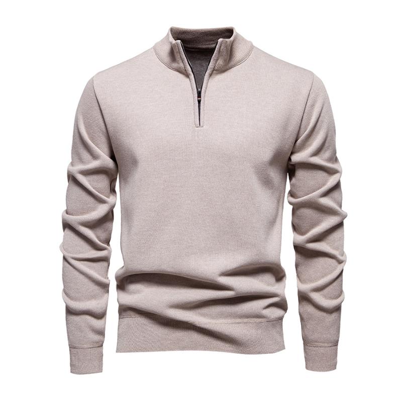 EB | Halb-zip Strickpullover Weich und Warm Zeitloses Design