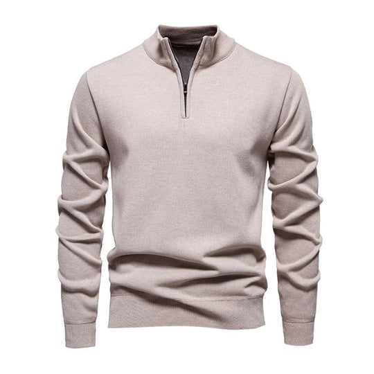 EB | Halb-zip Strickpullover Weich und Warm Zeitloses Design