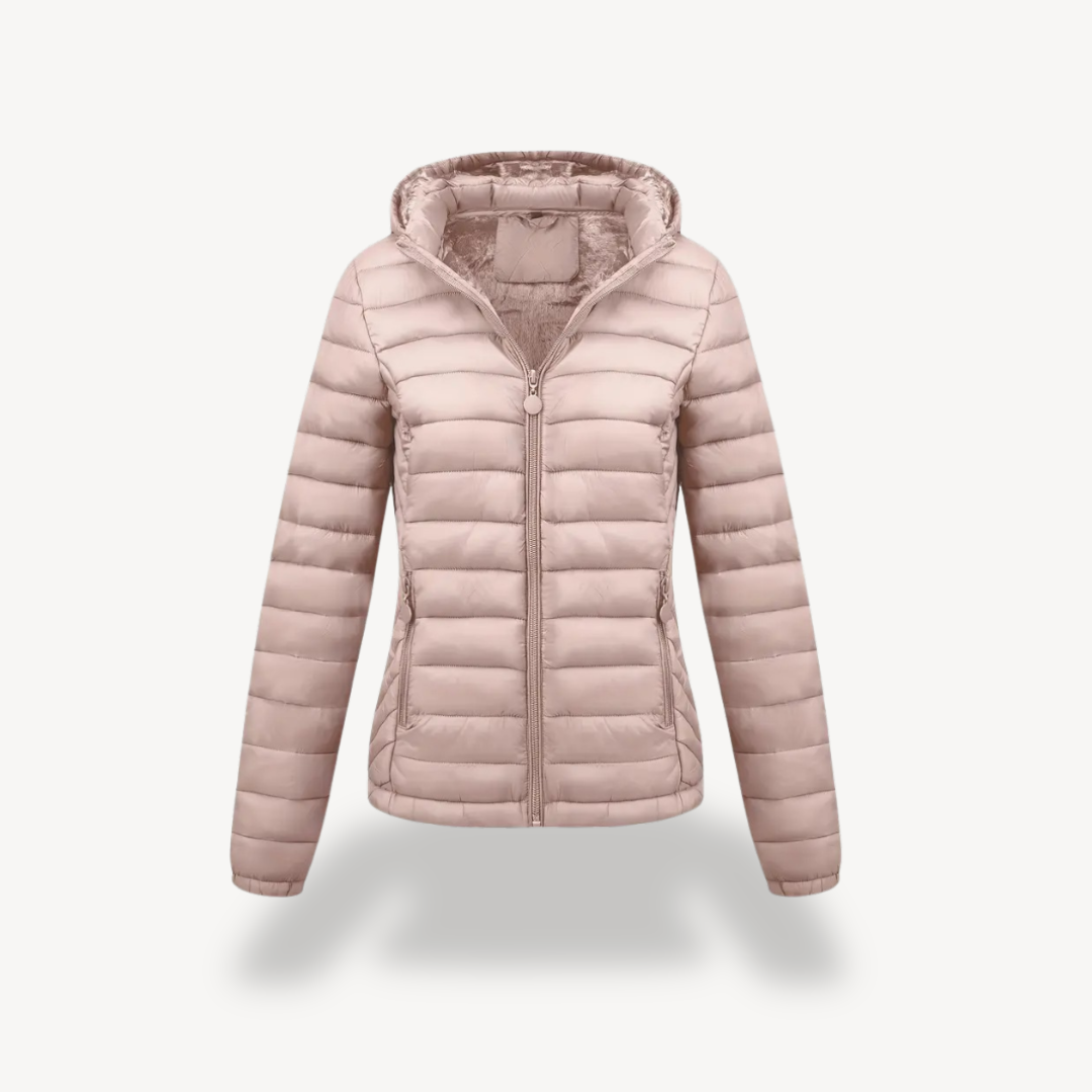EB | Damen Gesteppte Pufferjacke mit Kapuze