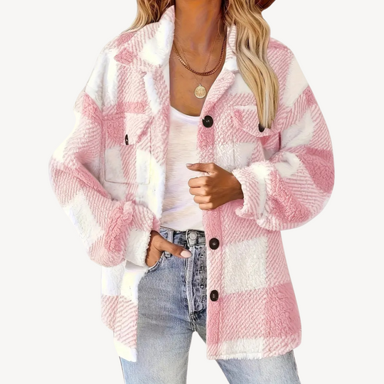EB | Karo Fleecejacke für Damen