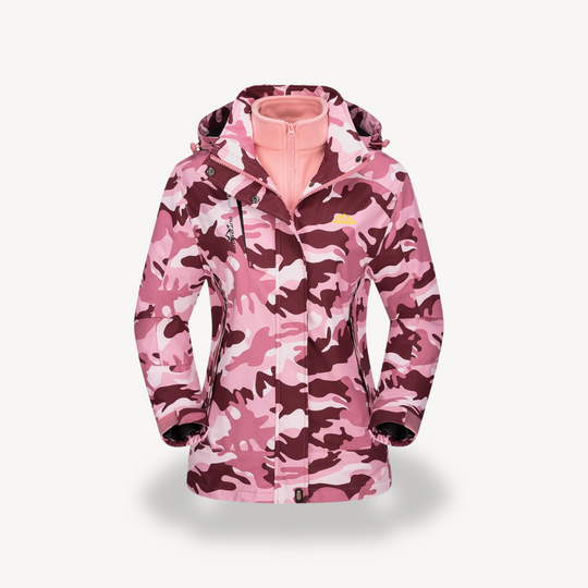 EB | Damen 3-In-1 Wasserdichte Skijacke