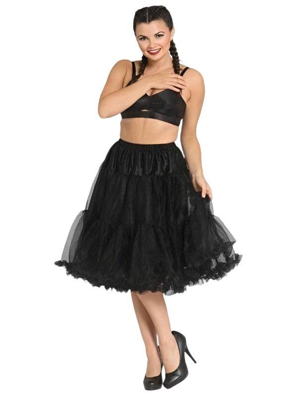 EB | Damen Gestufter Petticoat Midi Rock Classic