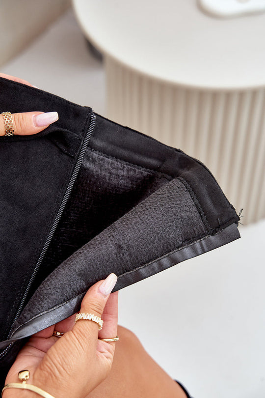 EB | Elegante Kniehoge Stiefel mit Riemchen