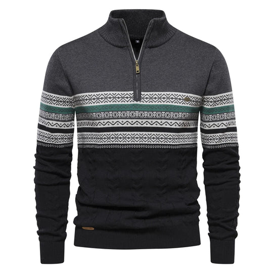 EB | Premium Retro-Muster Pullover