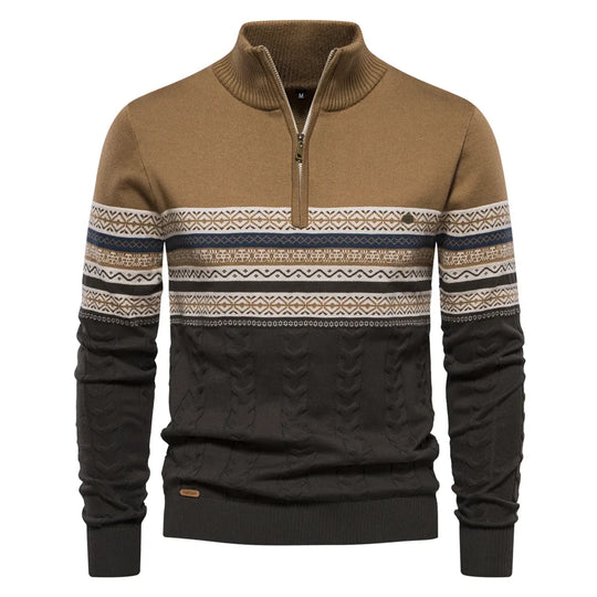 EB | Premium Retro-Muster Pullover