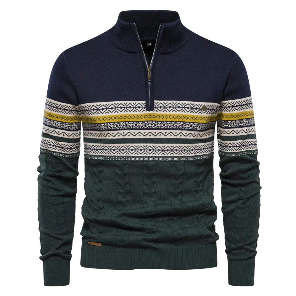 EB | Premium Retro-Muster Pullover