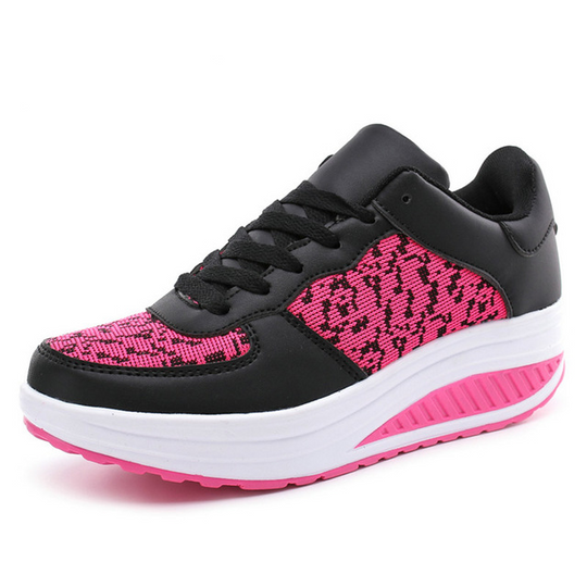 Schwarzer LederSneaker EB