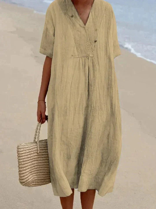 EB | Baumwoll Leinen Sommerkleid