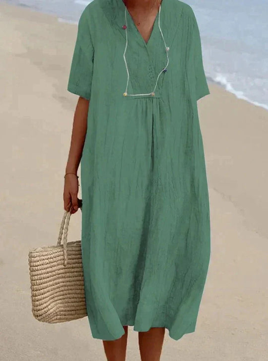 EB | Baumwoll Leinen Sommerkleid