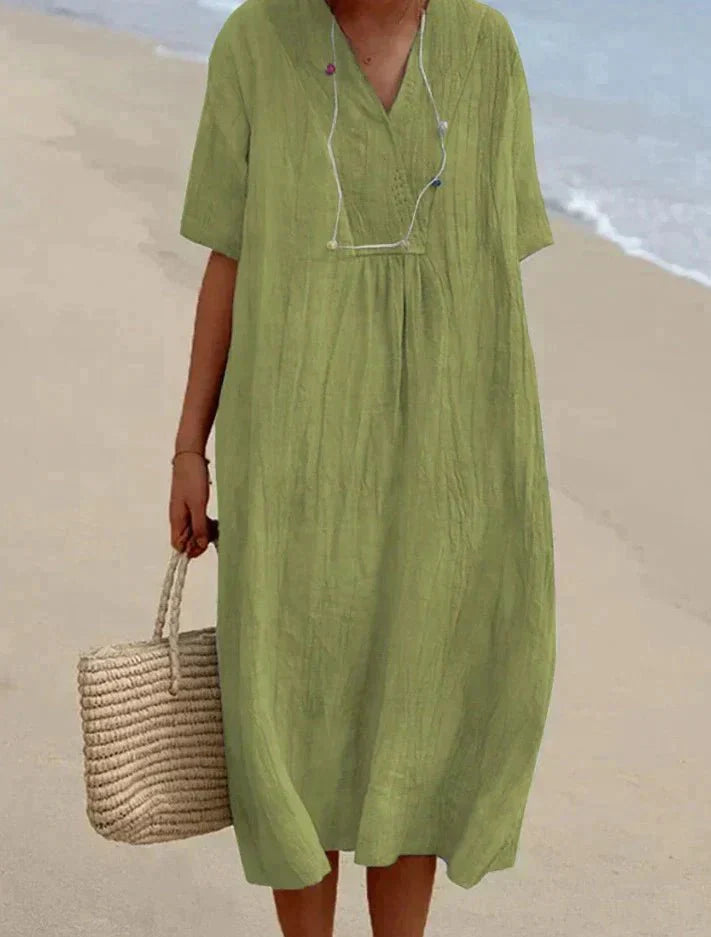 EB | Baumwoll Leinen Sommerkleid