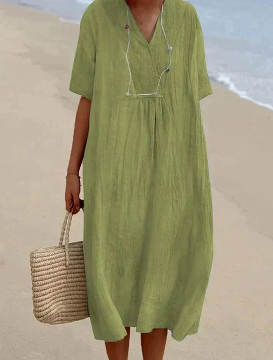 EB | Baumwoll Leinen Sommerkleid