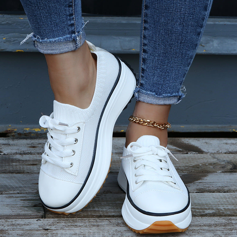SchwarzWeißer Chunky Sneaker EB