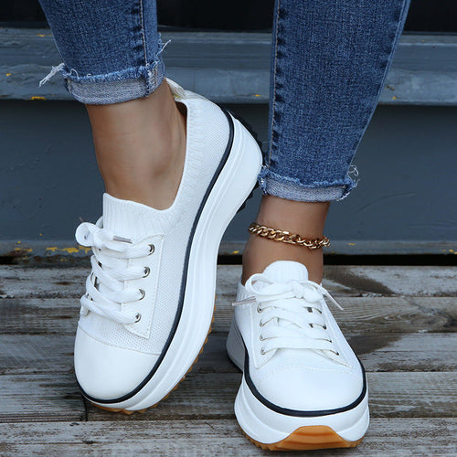 SchwarzWeißer Chunky Sneaker EB