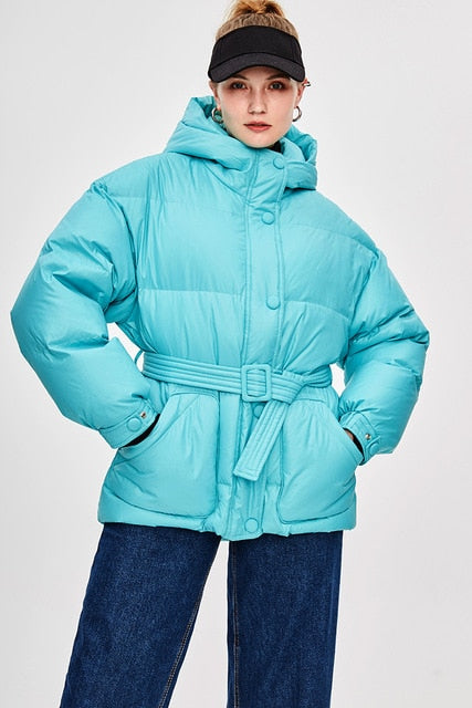 EB | Damen-Steppjacke mit Gürtel "Street Chic"