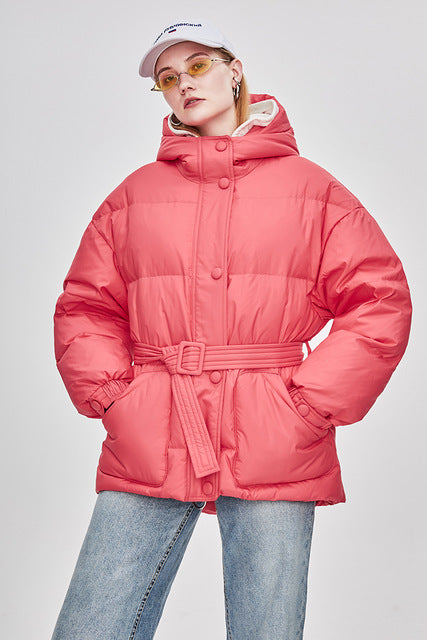 EB | Damen-Steppjacke mit Gürtel "Street Chic"