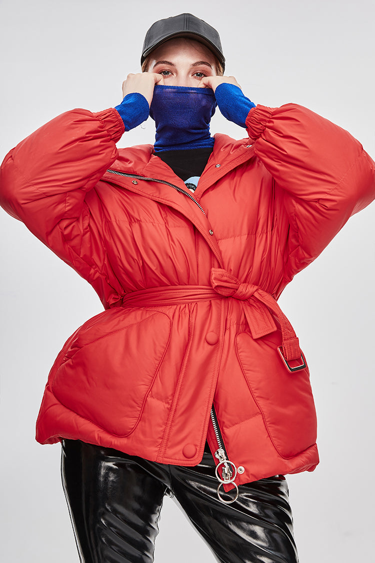 EB | Damen-Steppjacke mit Gürtel "Street Chic"