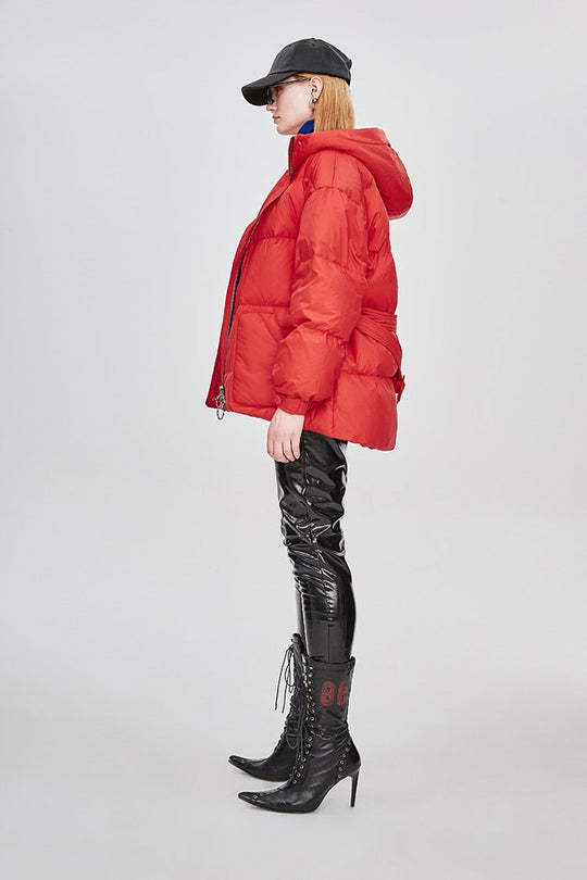 EB | Damen-Steppjacke mit Gürtel "Street Chic"