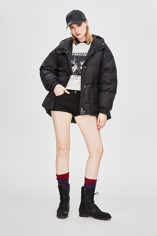 EB | Damen-Steppjacke mit Gürtel "Street Chic"
